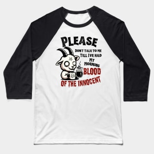 Morning Blood of the Innocent (light) Baseball T-Shirt